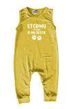 Bestie Personalized Custom Silky Sleeveless Baby Romper (+ Headband) for Boys and Girls-Gender Neutral