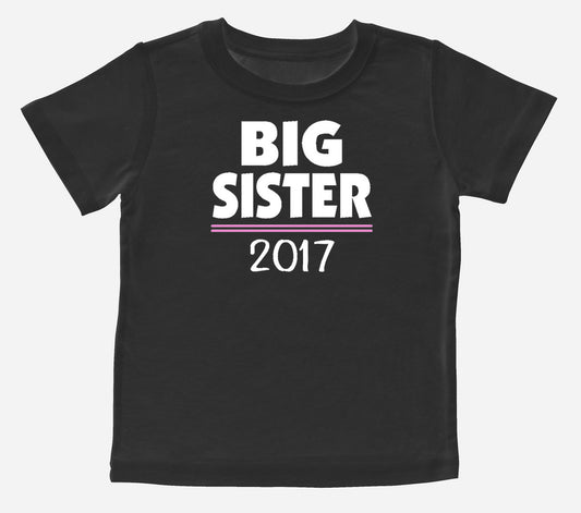 Big Sister 2017 Toddler and Child Shirt
