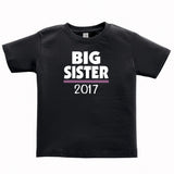 Big Sister 2017 Toddler and Child Shirt