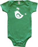 Woodland Animal Silhouette Baby Bodysuit-Bird