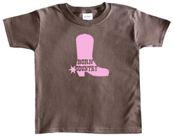 Born Country Cowgirl Boot T-Shirt