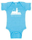 'Born to Explore" Baby Bodysuit for Boys and Girls
