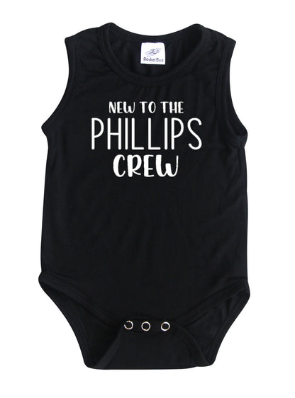 New to the Crew Silky Sleeveless Baby Bodysuit for Boys & Girls
