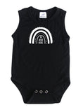 New Here Silky Sleeveless Baby Bodysuit-Unisex, Boys, & Girls, Infant Sleeper