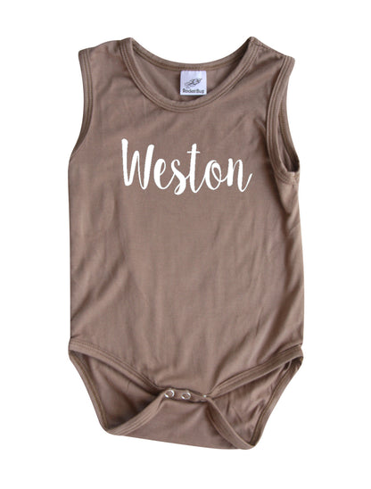 Lush Silky Sleeveless Baby Bodysuit-Unisex, Boys, & Girls, Infant Sleeper