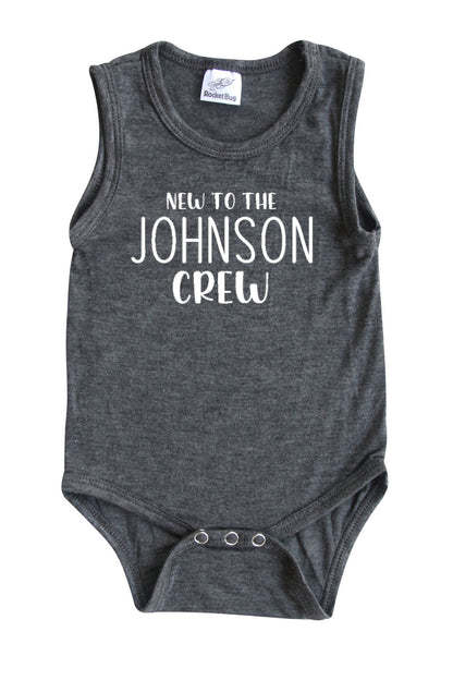 New to the Crew Silky Sleeveless Baby Bodysuit for Boys & Girls