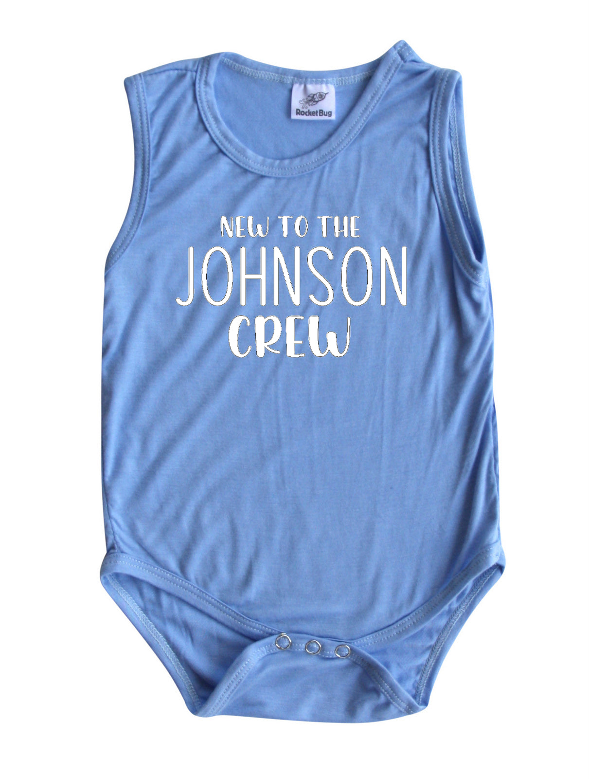 New to the Crew Silky Sleeveless Baby Bodysuit for Boys & Girls