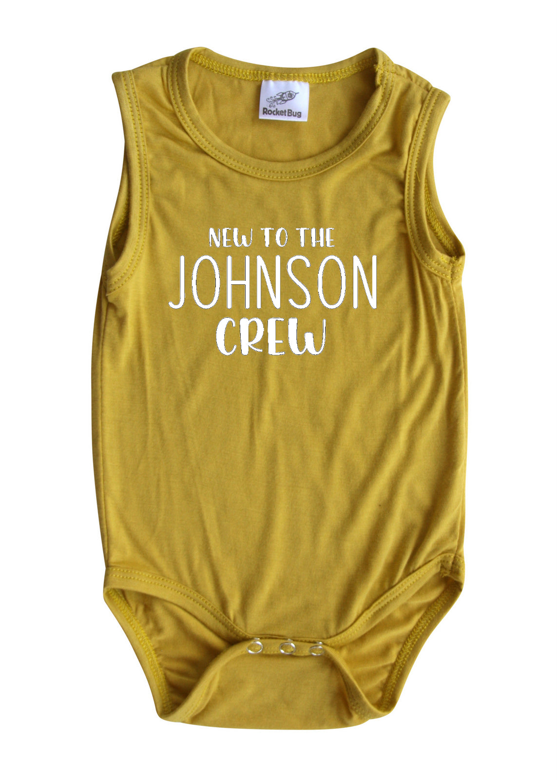 New to the Crew Silky Sleeveless Baby Bodysuit for Boys & Girls