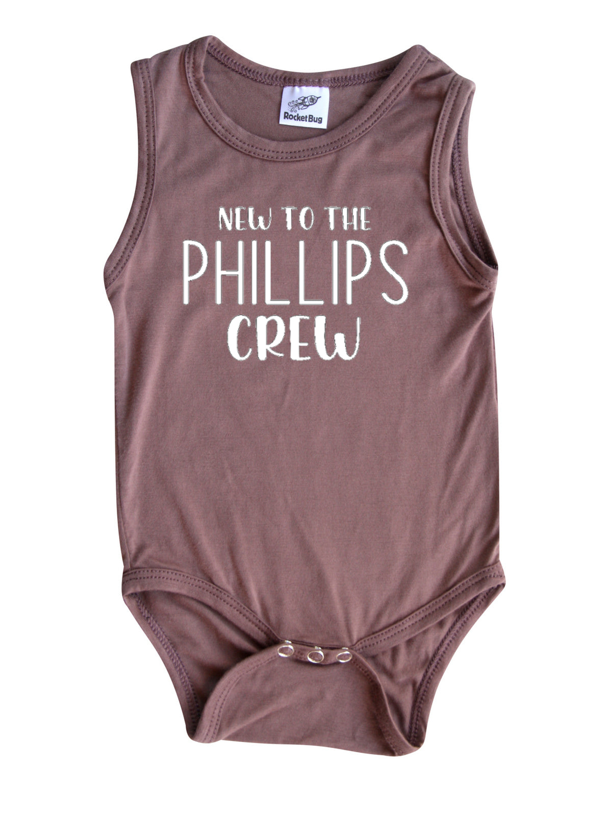 New to the Crew Silky Sleeveless Baby Bodysuit for Boys & Girls