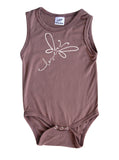 Butterfly Love Silky Sleeveless Baby Bodysuit + Hat-Unisex, Boys, & Girls, Infant Sleeper