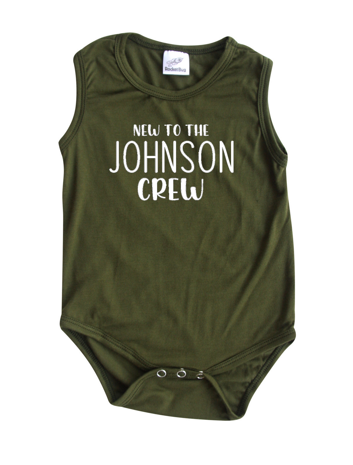 New to the Crew Silky Sleeveless Baby Bodysuit for Boys & Girls