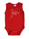 Butterfly Love Silky Sleeveless Baby Bodysuit + Hat-Unisex, Boys, & Girls, Infant Sleeper