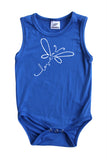 Butterfly Love Silky Sleeveless Baby Bodysuit + Hat-Unisex, Boys, & Girls, Infant Sleeper