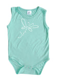 Butterfly Love Silky Sleeveless Baby Bodysuit + Headband-Unisex, Boys, & Girls, Infant Sleeper
