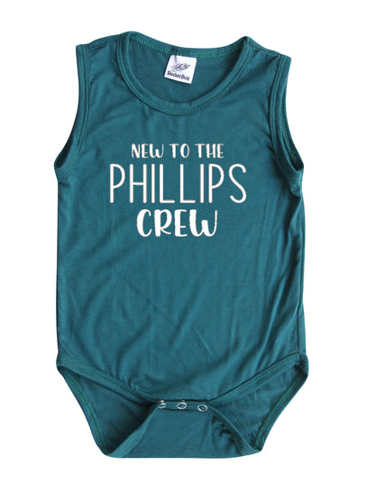New to the Crew Silky Sleeveless Baby Bodysuit for Boys & Girls