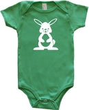 Woodland Animal Silhouette Baby Bodysuit-Bunny