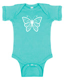 Butterfly Silhouette Baby Bodysuit
