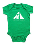"Camping is in-tents" Baby Bodysuit