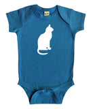 Kitty Cat Silhouette Baby Bodysuit
