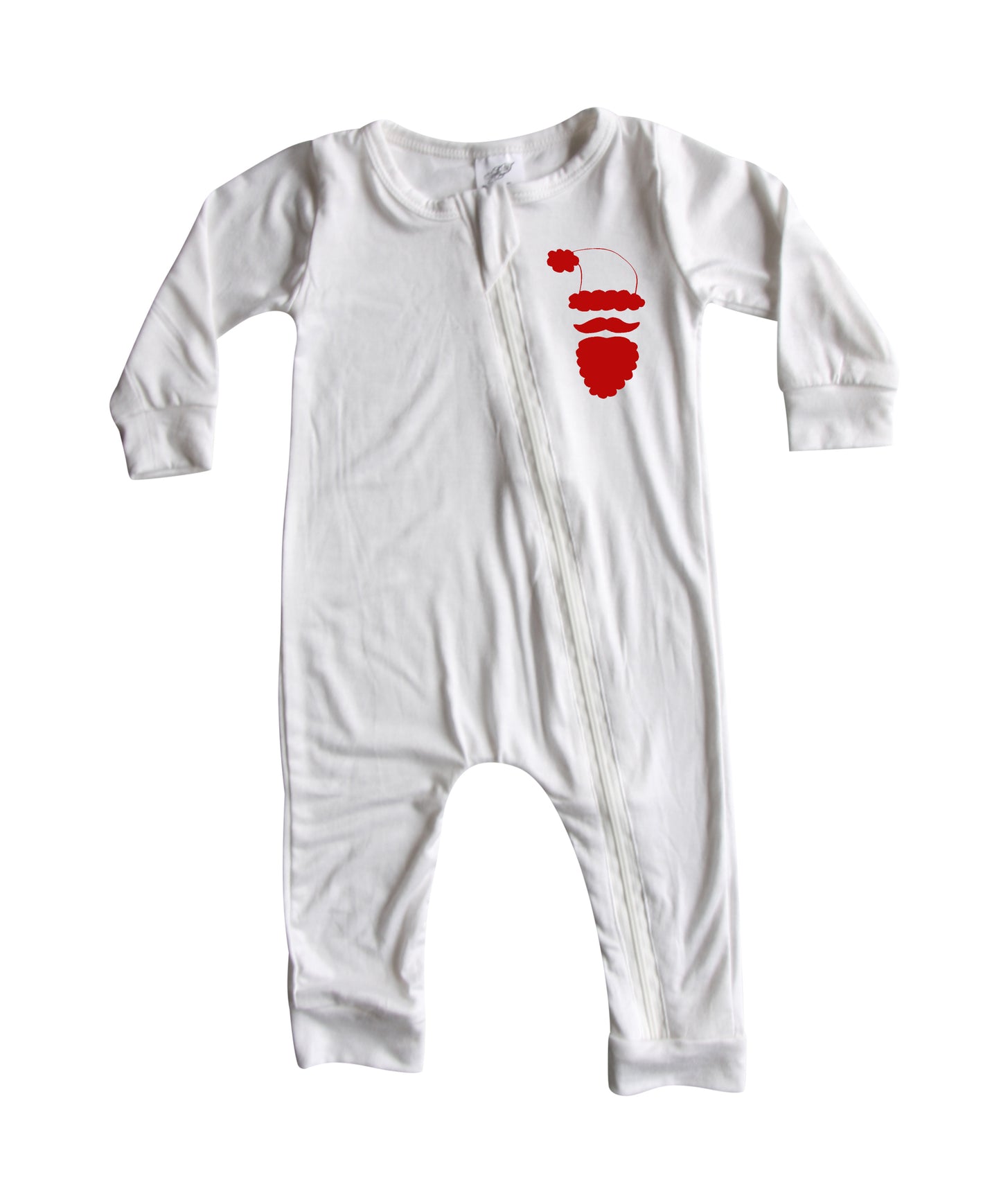 Holiday Silky Long Sleeve Zipper Baby Romper- Gender Neutral-baby gift, baby shower, gift ideas, fall, winter, trendy, easy diaper changes