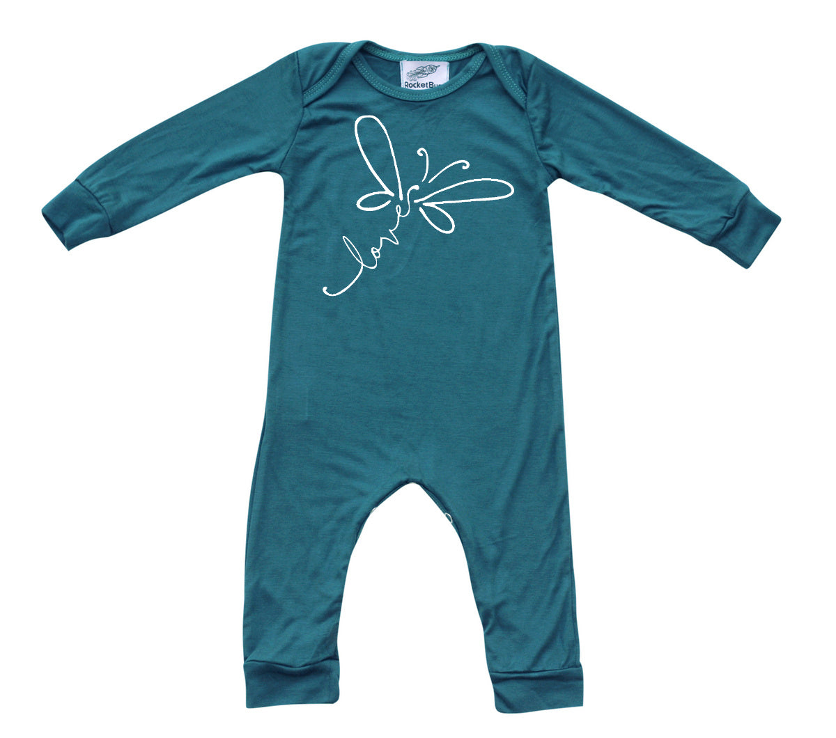 Dragonfly Love Long Sleeve Baby Romper for Boys and Girls