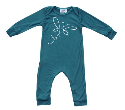 Dragonfly Love Long Sleeve Baby Romper for Boys and Girls
