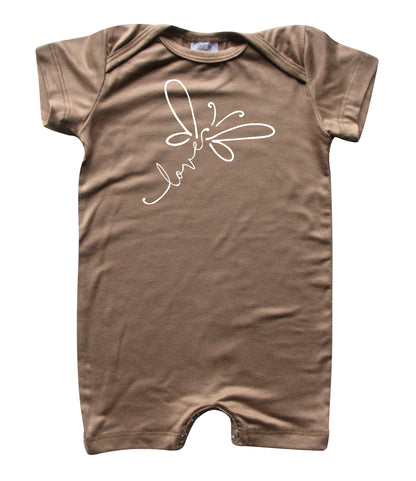 Dragonfly Love Silky Baby Romper Shorts for Boys and Girls