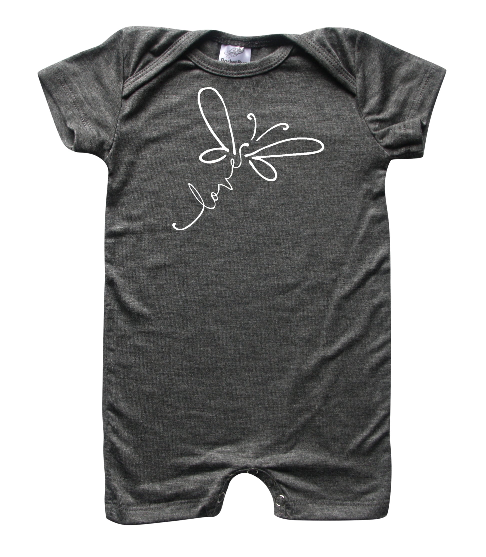 Dragonfly Love Silky Baby Romper Shorts for Boys and Girls