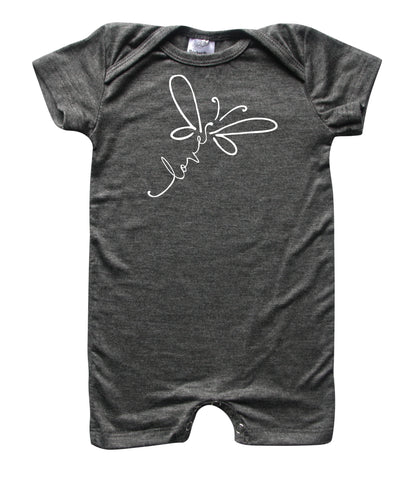 Dragonfly Love Silky Baby Romper Shorts for Boys and Girls