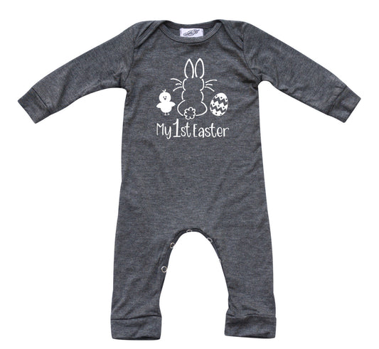 First Easter Bunny and Chick Romper