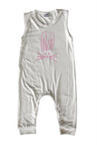 Easter Nordic Bunny Silhouette Romper