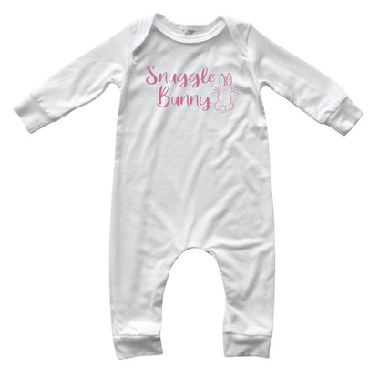 Easter Snuggle Bunny Animal Silhouette Romper