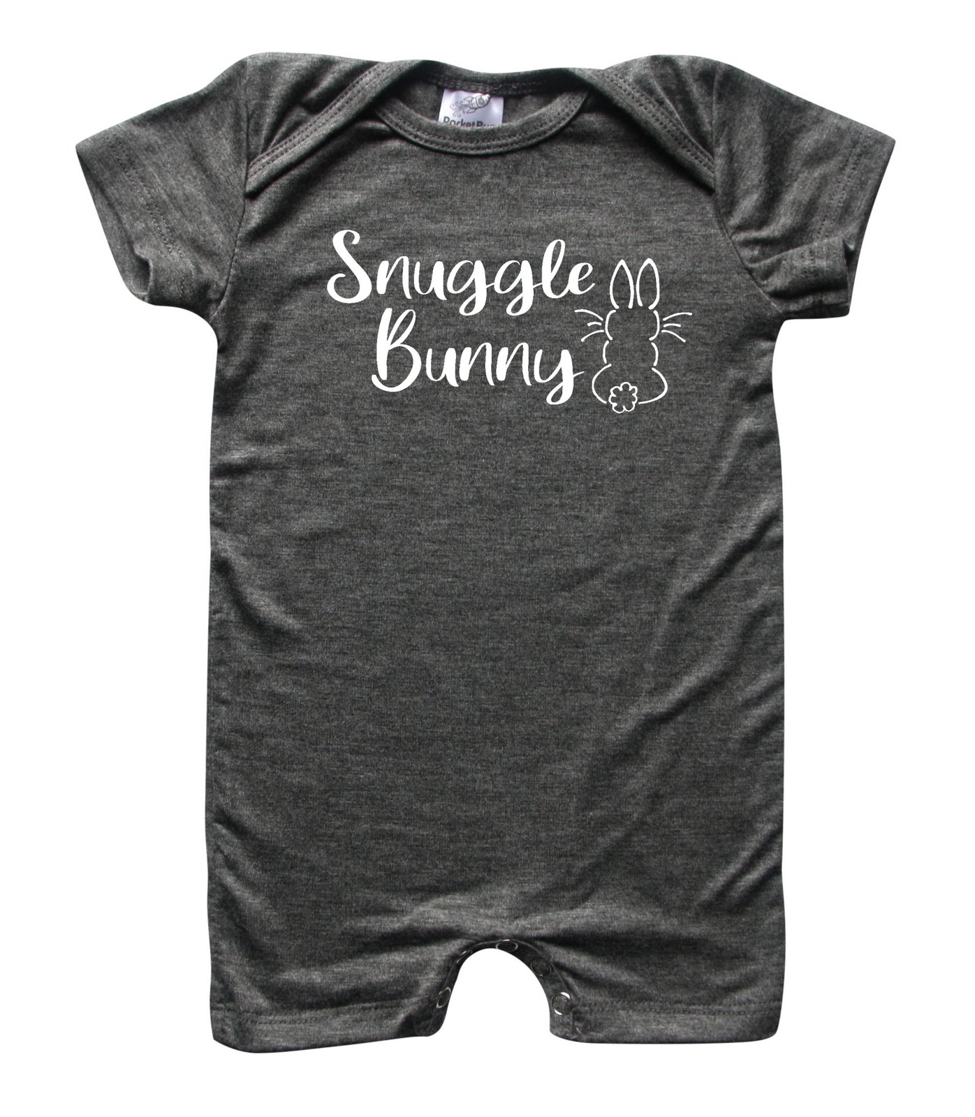 Easter Snuggle Bunny Animal Silhouette Romper