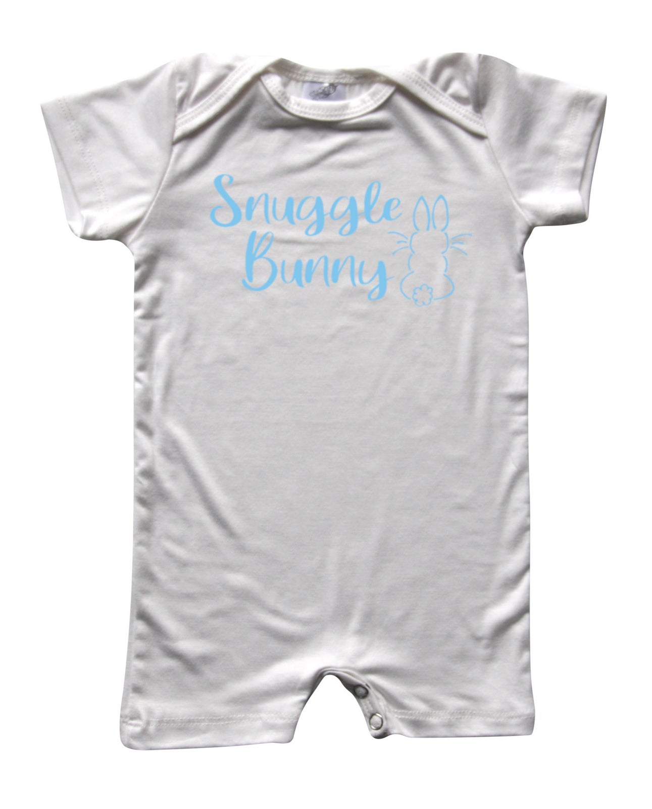 Easter Snuggle Bunny Animal Silhouette Romper