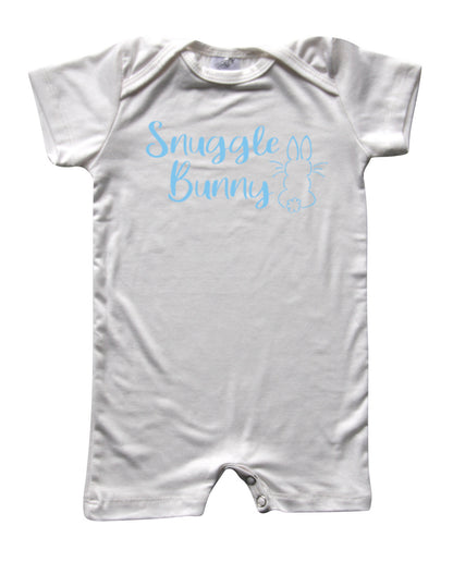 Easter Snuggle Bunny Animal Silhouette Romper