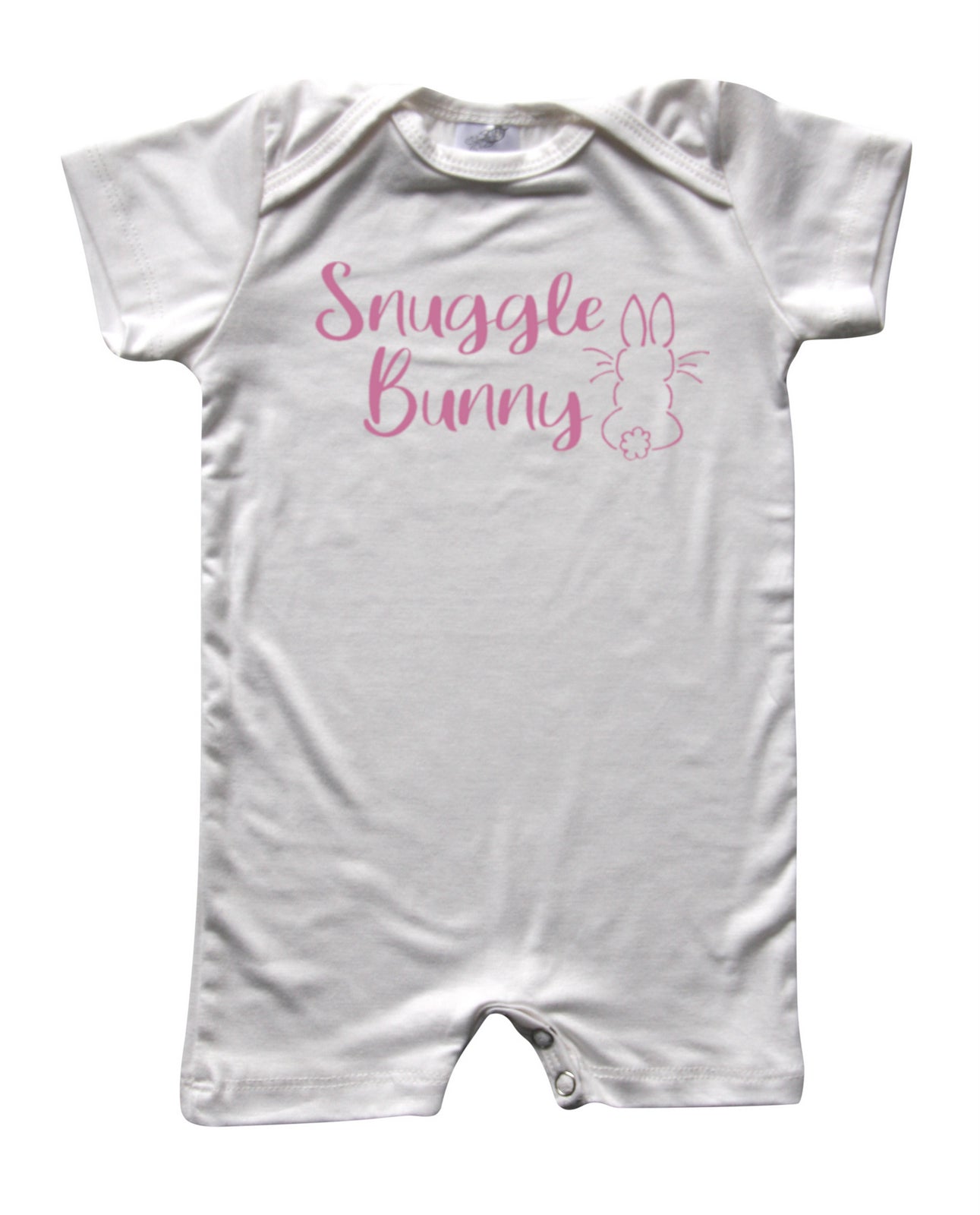 Easter Snuggle Bunny Animal Silhouette Romper