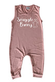 Easter Snuggle Bunny Animal Silhouette Romper