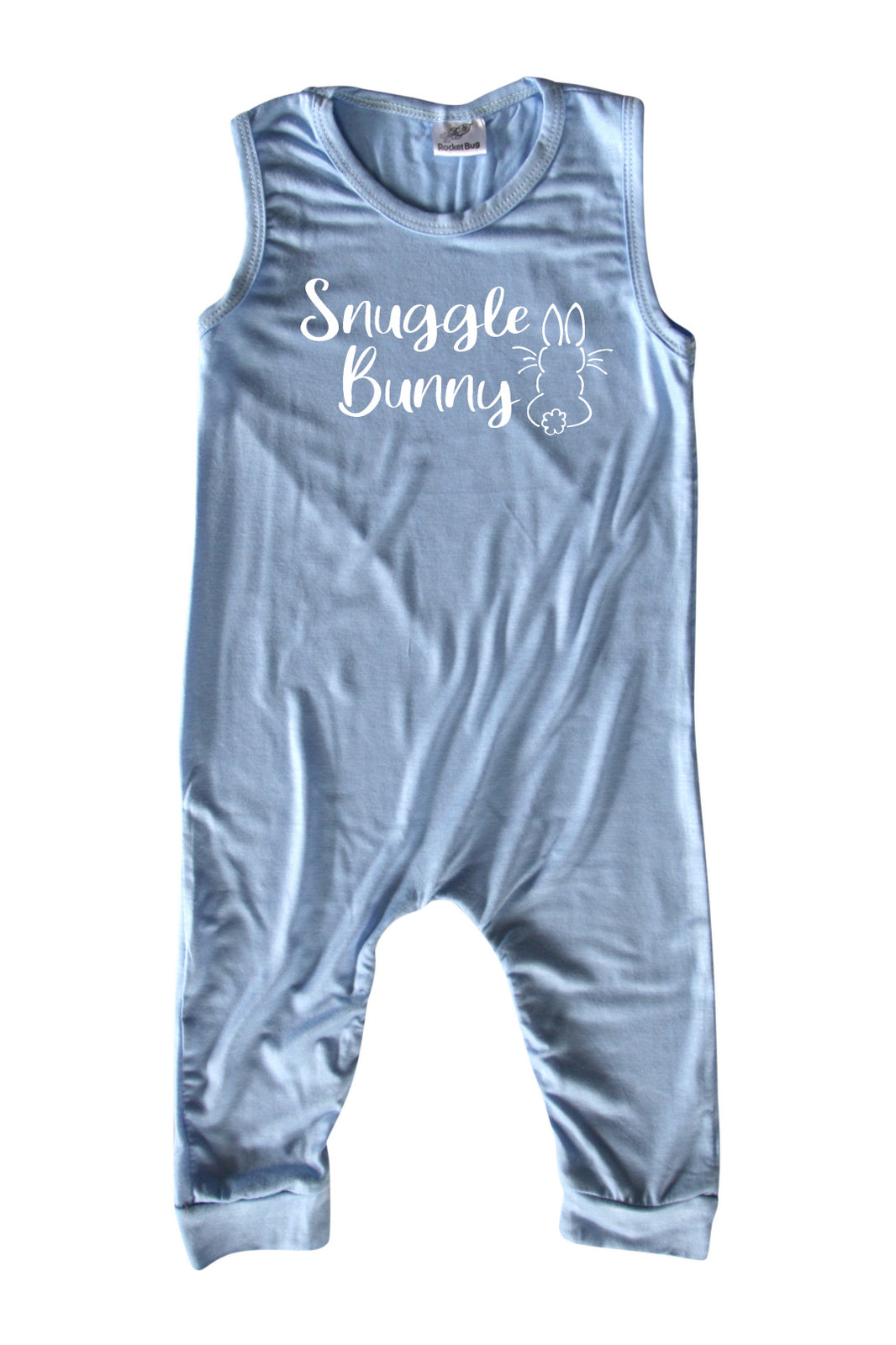 Easter Snuggle Bunny Animal Silhouette Romper