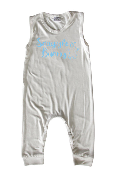 Easter Snuggle Bunny Animal Silhouette Romper