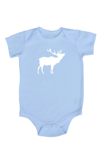 Elk Silhouette Baby Bodysuit 0-3 months