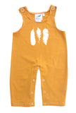 Feathers Gender Neutral Baby and Toddler Overalls