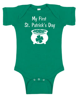 St. Patrick's Day 'My First St. Patrick's Day' Bodysuit