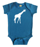 Safari Animals Silhouette Baby Bodysuit-Giraffe