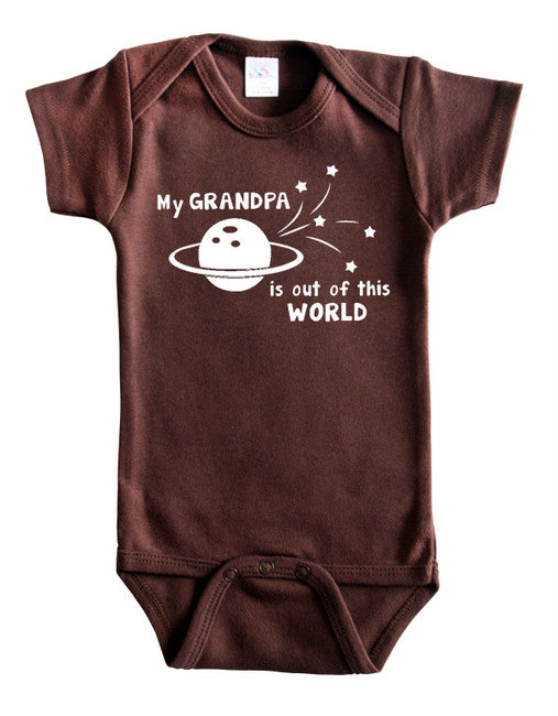 "My Grandpa is Out of this World" Baby Bodysuit
