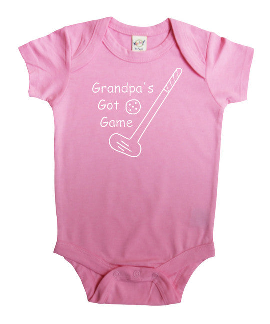 "Grandpa's Got Game" Baby Bodysuit