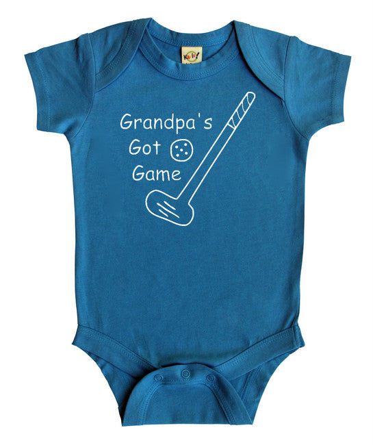 "Grandpa's Got Game" Baby Bodysuit