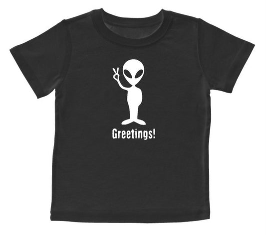 "Greetings" Alien Kids T-Shirt