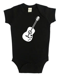 Guitar Silhouette Baby Bodysuit