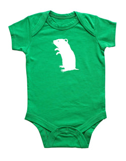 Hamster Silhouette Baby Bodysuit