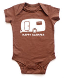 "Happy Glamper" Baby Bodysuit